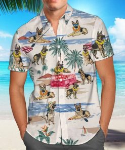 German Shepherd Dog Beach Hawaiian Shirt