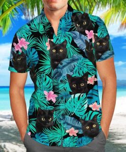 Flower Cat Tropical Hawaiian Shirt